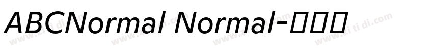 ABCNormal Normal字体转换